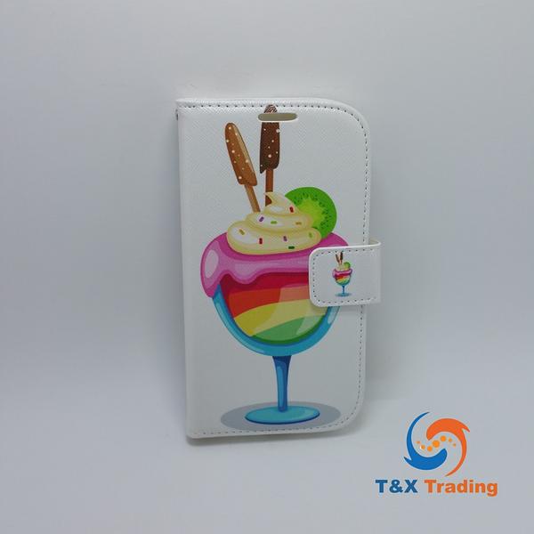 Samsung Galaxy S4 - Book Style Wallet Case with Design