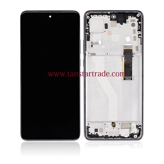 LCD assembly with frame for Moto Edge 2022 XT2205 G52 XT2221 G82 5G XT2225