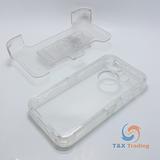 Apple iPhone 5G / 5S / 5SE  - Transparent Fashion Defender Case with Belt Clip