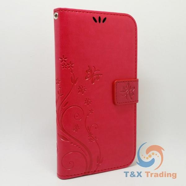 Apple iPhone X / XS - Butterfly Book Style Wallet Case with Strap