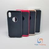 Apple iPhone X / XS - Slim Carbon Fiber Hybrid Silicone Case