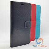 HuaWei P20 Pro - Book Style Wallet Case With Strap
