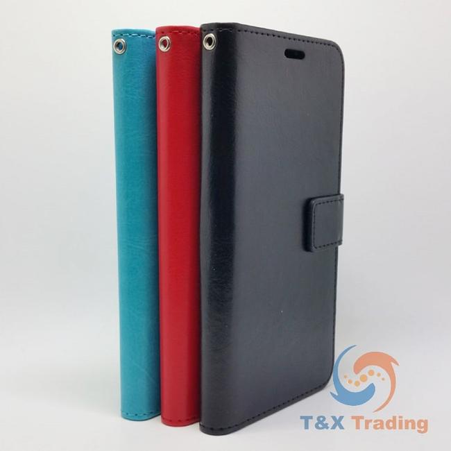 HuaWei P20 Pro - Book Style Wallet Case With Strap