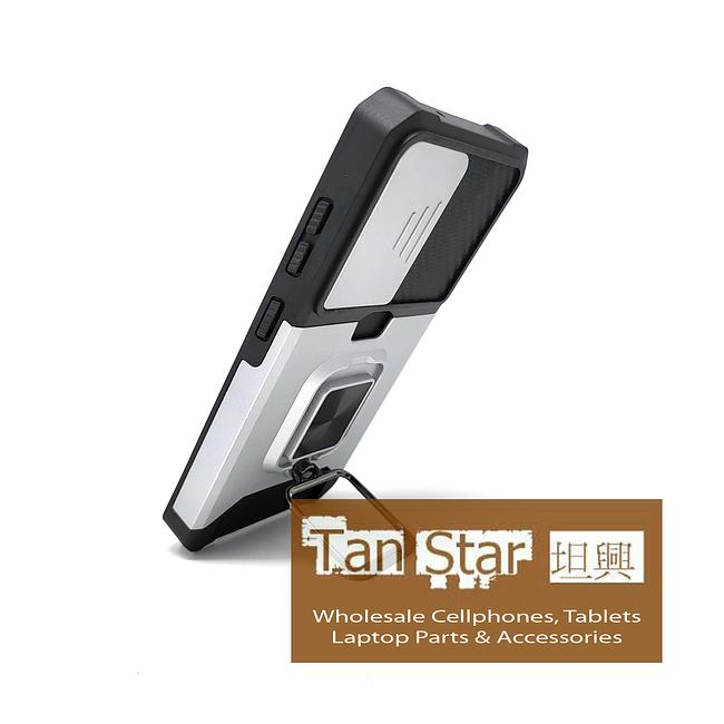 Samsung Galaxy S24 FE - Secure Card Holder Magnet Enabled Case with Ring Kickstand