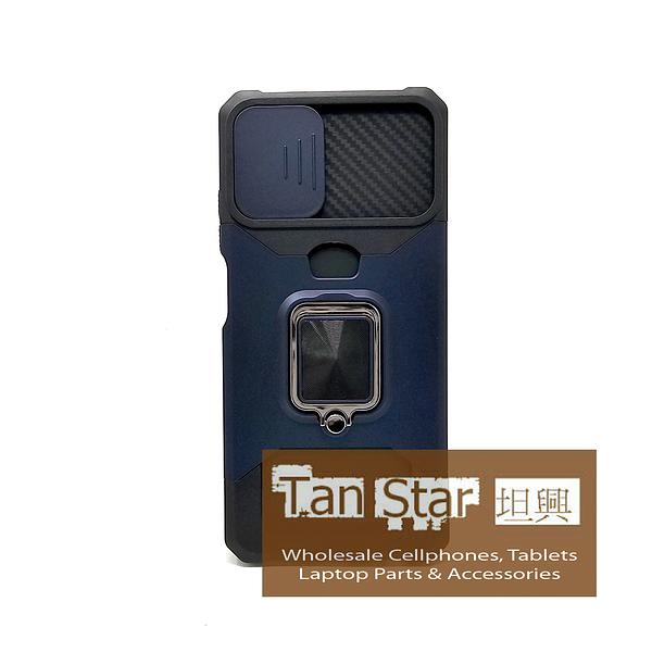 Motorola Moto G 5G 2024 - Secure Card Holder Magnet Enabled Case with Ring Kickstand