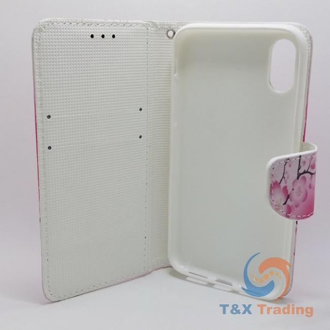 Apple iPhone X / XS - New Book Style Wallet Case with Design