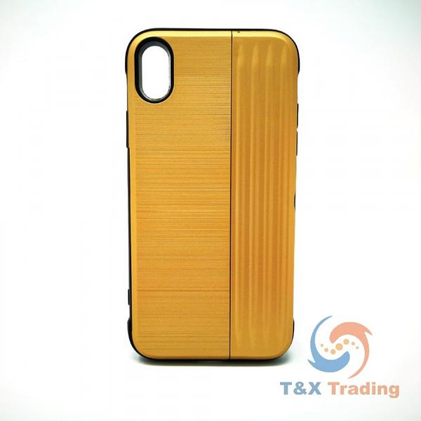 Apple iPhone XS Max - Long Kickstand Credit Card Holder Case