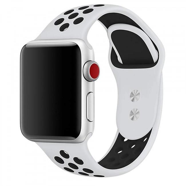 Apple iWatch 38mm / 40mm / 41mm / 42mm ( Series 10 ) - Smart Watch Breathable Silicone Sport Band  Strap  (Mix Colors)
