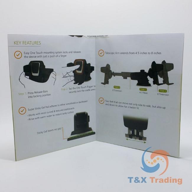 Easy One Touch - Car Dashboard & Desk Mount Holder