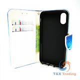Apple iPhone X / XS - New Book Style Wallet Case with Design