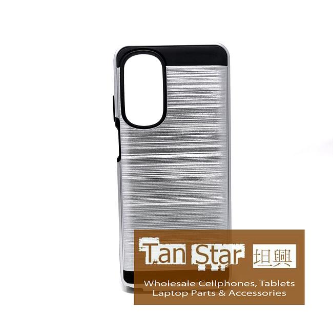 Motorola Moto G Stylus 5G 2022 - Slim Sleek Brush Metal Case