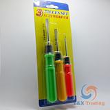 3 Pieces Set Screwdriver - (6x60mm, 5x50mm, 3x45mm)