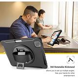 Apple iPad 12.9" 4th Gen / 5th Gen / 6th Gen / iPad Air 13" M2 (2024) - Heavy Duty Shockproof Rotatable Case with Kickstand