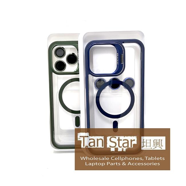 Apple iPhone 15 Pro Max - CAMERA GUARD Magnet Ring with Kickstand Case