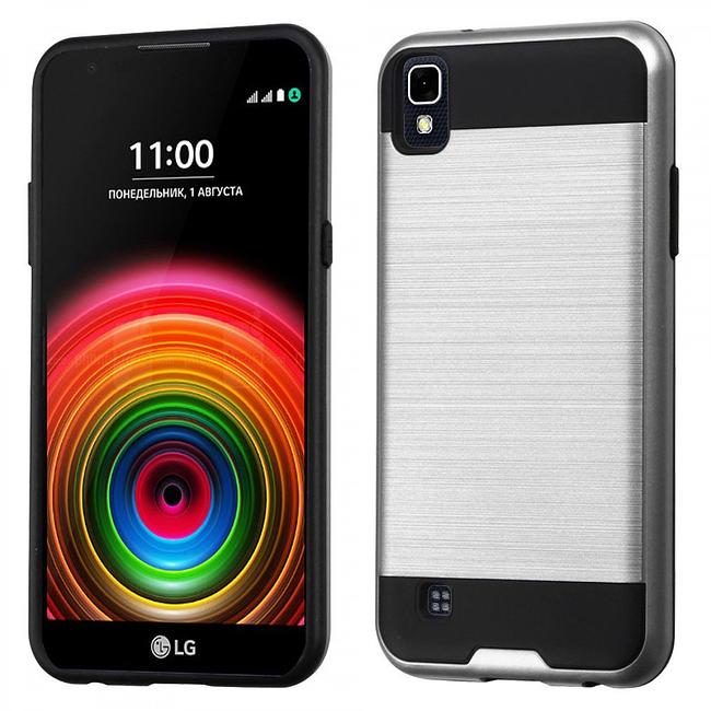 LG X Power - Slim Sleek Brush Metal Case