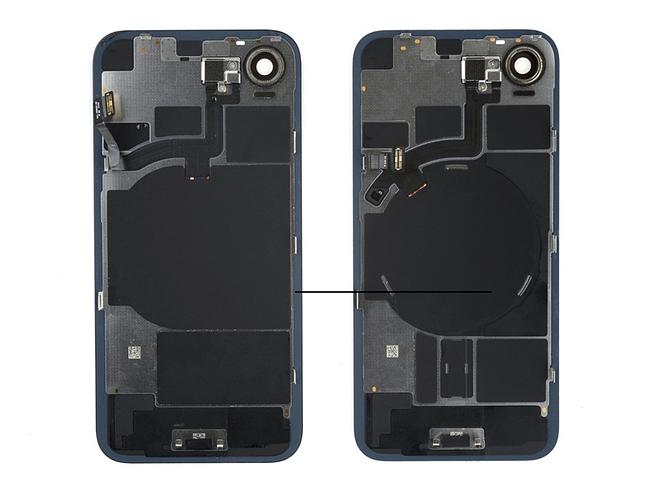 back cover with NFC flex for iPhone 17e
