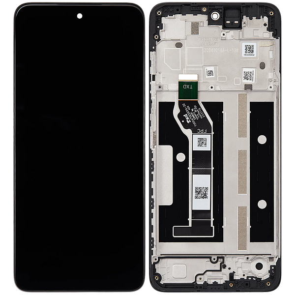 LCD Digitizer with frame for Motorola Moto G05 Moto E15 XT2523