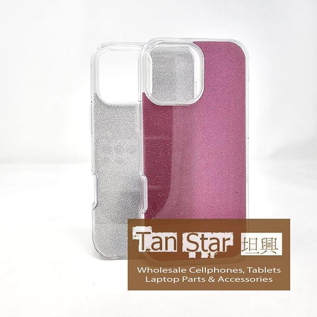 Apple iPhone 16 Pro Max - Twinkling Glass Crystal Phone Case