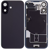 back glass with metal frame and flex for iPhone 16