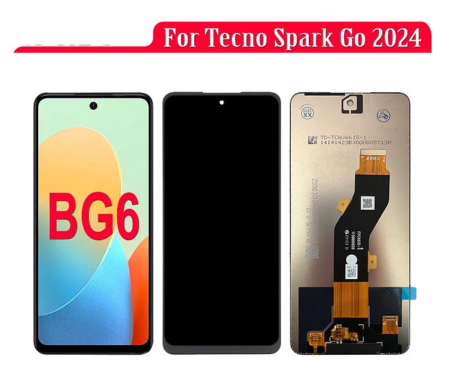 lcd digitizer assembly for Tecno Spark Go 2024 BG6