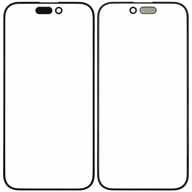 2 in 1 (Glass + OCA Pre-Installed) For iPhone 15 Pro