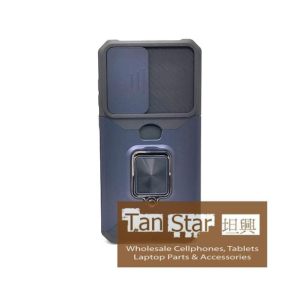 Samsung Galaxy A55 5G - Secure Card Holder Magnet Enabled Case with Ring Kickstand