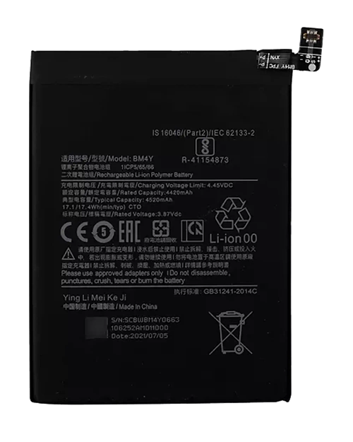 replacement battery BM4Y for POCO F3 Redmi K40 Mi 11i Mi 11X Mi 11X Pro