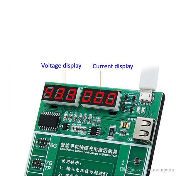 W209A Battery fast charging activated 2in1 tool Digital Display Battery activation Charge PCB board for iPhone and Android phone
