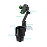 EXTRA LARGE Car Cup Holder Phone Mount with Expandable Cup