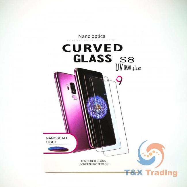 Samsung Galaxy S10 - Full Glue UV Cured Curved Tempered Glass Screen Protector