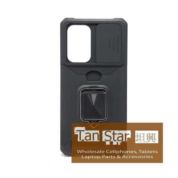 Samsung Galaxy A53 - Secure Card Holder Magnet Enabled Case with Ring Kickstand