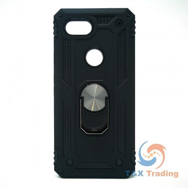 Google Pixel 3A - Transformer Magnet Enabled Case with Ring Kickstand