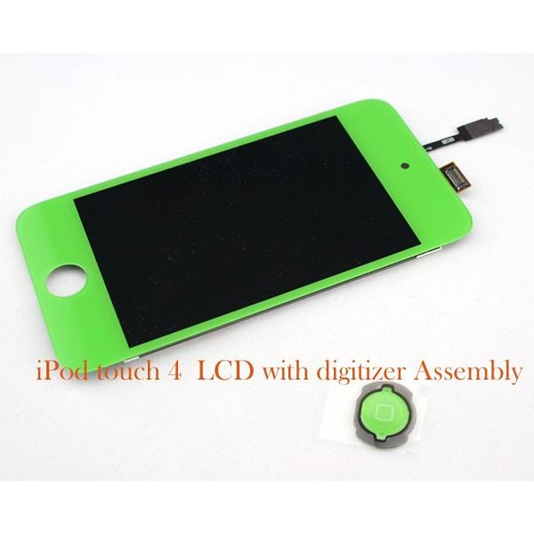 IPOD TOUCH 4 4G LCD TOUCH DIGITIZER SCREEN AND HOME BUTTON