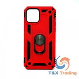 Apple iPhone 12 / 12 Pro - Transformer Magnet Enabled Case with Ring Kickstand