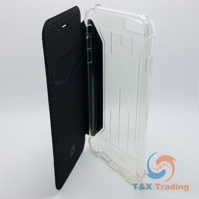 Apple iPhone 6 Plus / 6S Plus - WUW Luxury Flip Cloth Leather Wallet Case