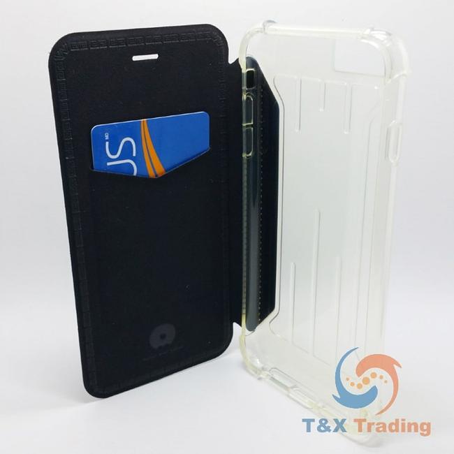 Apple iPhone 6 Plus / 6S Plus - WUW Luxury Flip Cloth Leather Wallet Case