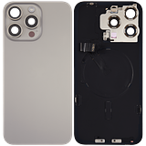 back cover glass with metal and flex for iPhone 15 Pro Max