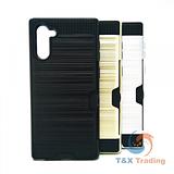 Samsung Galaxy Note 10 - Slim Sleek Case with Credit Card Holder Case