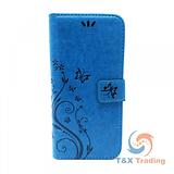 Samsung Galaxy S9 - Butterfly Book Style Wallet Case with Strap