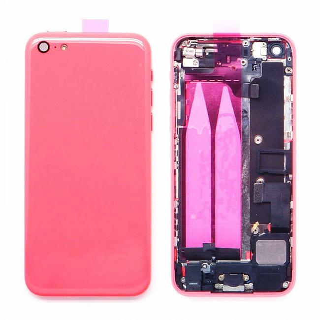 back housing parts installed for iphone 5C