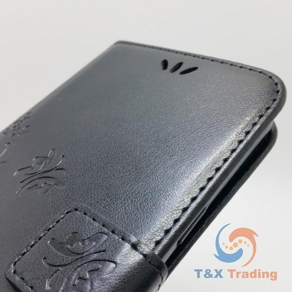 Samsung Galaxy S9 - Butterfly Book Style Wallet Case with Strap