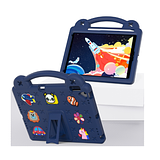 Apple iPad Air / Air 2 / 5 2017 / 6 2018 / Pro 9.7 - Kids Heavy Duty Shockproof Case with Removable Dolls and Kickstand