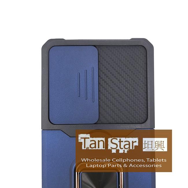 Samsung Galaxy S21 Ultra - Secure Card Holder Magnet Enabled Case with Ring Kickstand