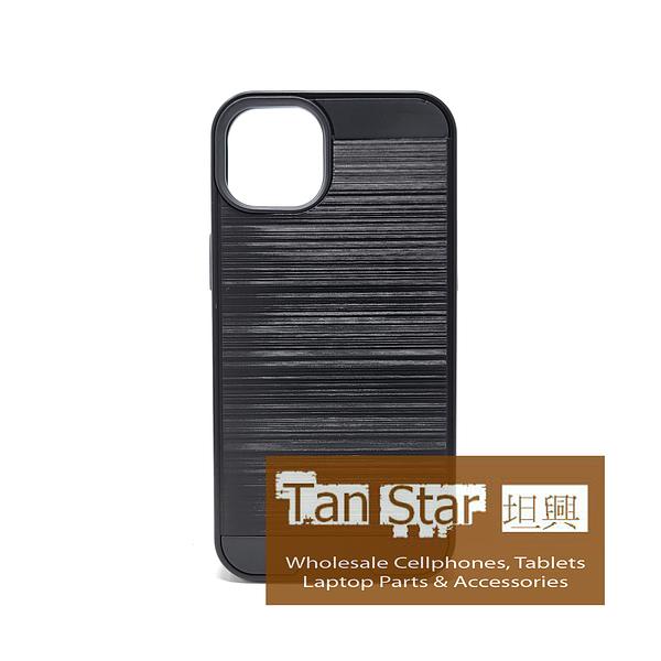 Apple iPhone 15 - Slim Sleek Brush Metal Case