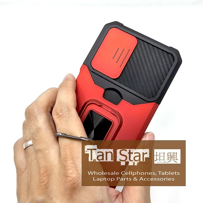 Samsung Galaxy A36 5G / A56 5G - Secure Card Holder Magnet Enabled Case with Ring Kickstand