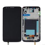 LCD digitizer assembly LG G2 D800 D801 D803 LS980 Black with frame
