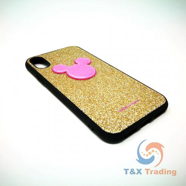 Apple iPhone X / XS - WUW Glitter Gold Mickey Case WUW-K105