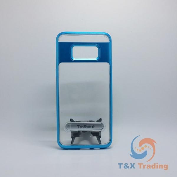 Samsung Galaxy S8 - TanStar Aluminum Bumper Frame Case with Kickstand