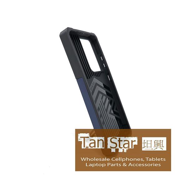 Samsung Galaxy S21 Ultra - Secure Card Holder Magnet Enabled Case with Ring Kickstand