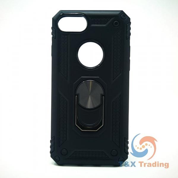 Apple iPhone 6+ / 6S+ / 7+ / 8 Plus - Transformer Magnet Enabled Case with Ring Kickstand